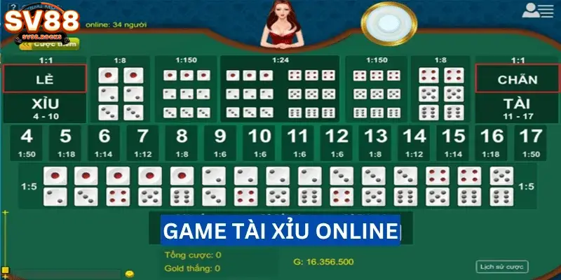 Cách chơi tài xỉu online tại sv88